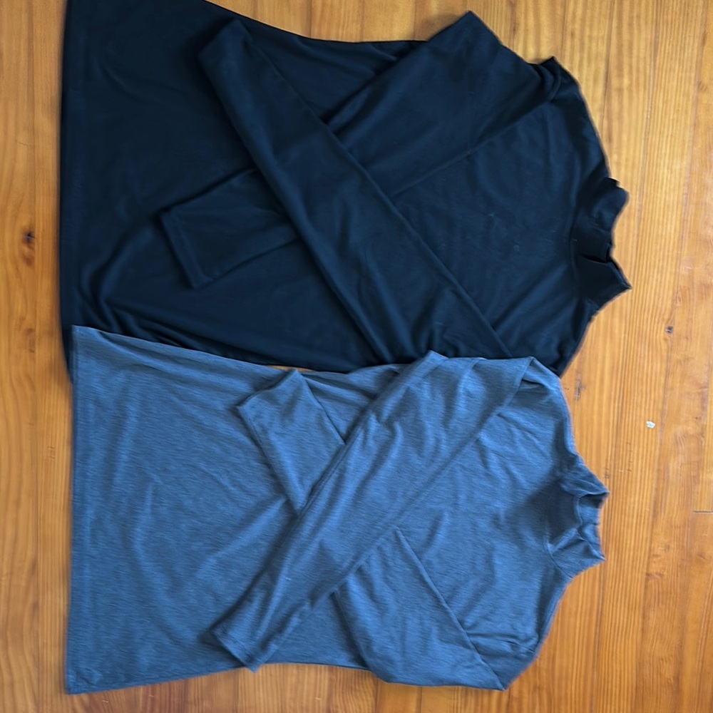 32 Degrees Women's Tops - Black and Gray-2 packs